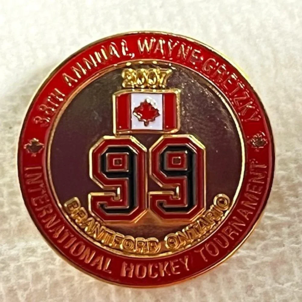 NEW 38th Annual Wayne Gretzky International Hockey Tournament 2007 Lapel Hat Pin